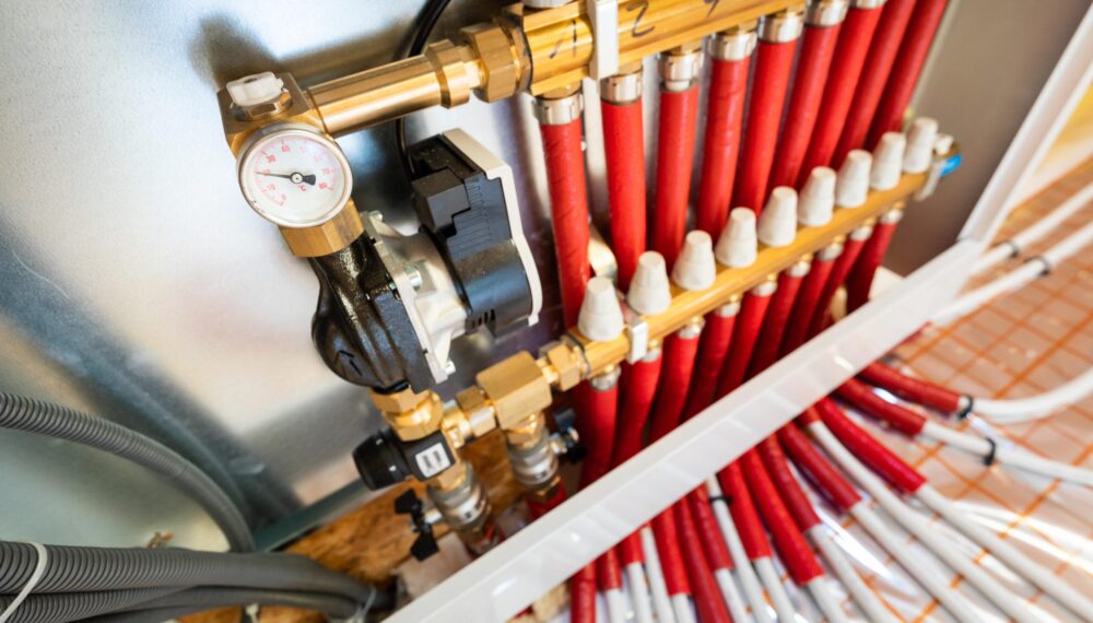 Distributor of Central underfloor heating system Distributor of Central underfloor heating system